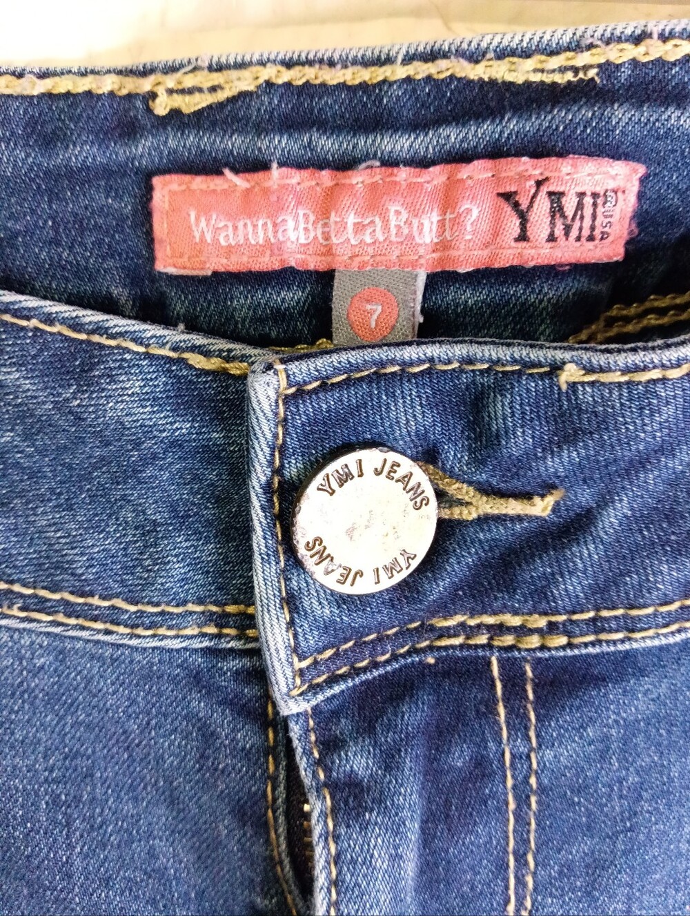 YMI Women's Dark Blue High-Rise Denim Jeans - WannaBettaButt?